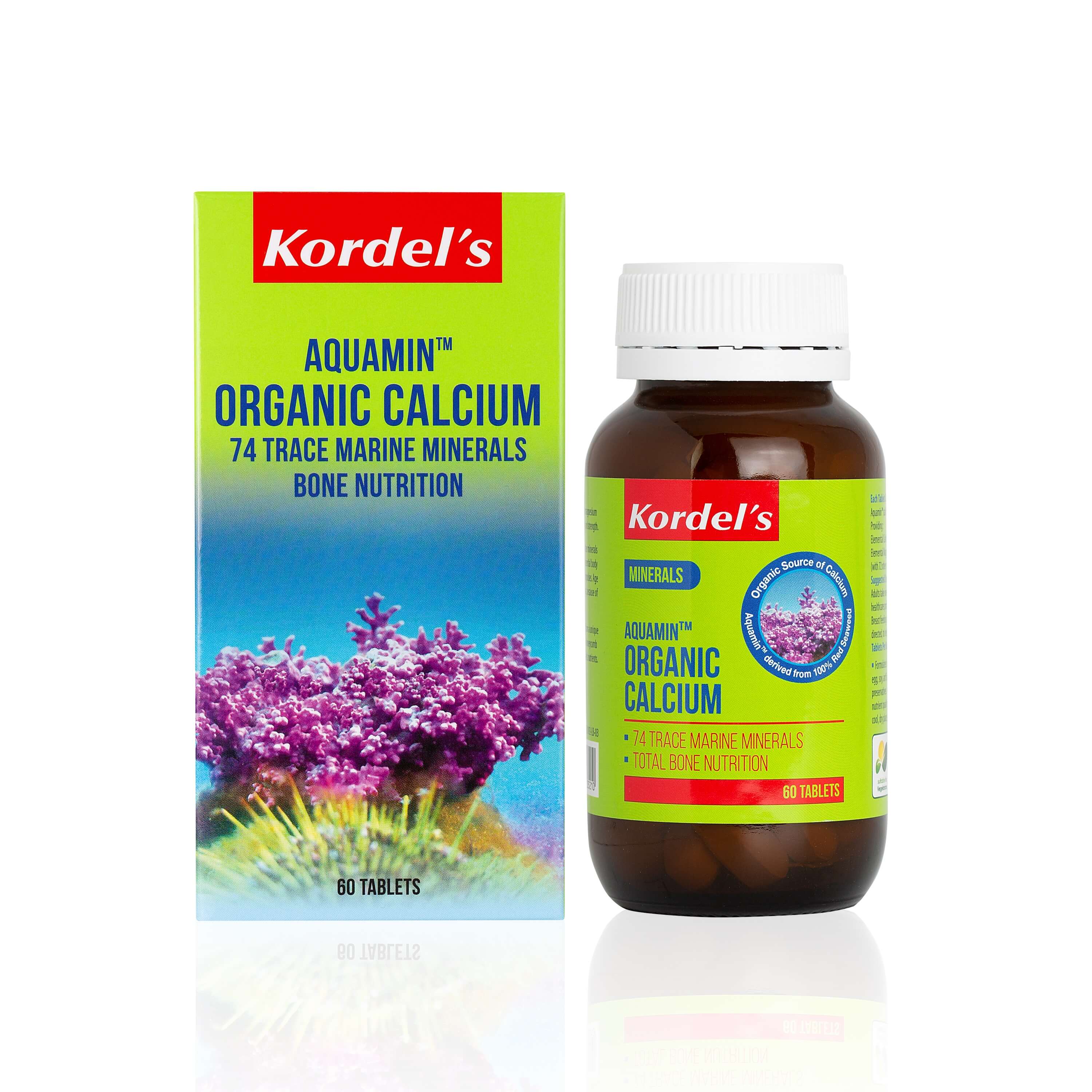 Kordel's Aquamin™ Organic Calcium 60 Tablets